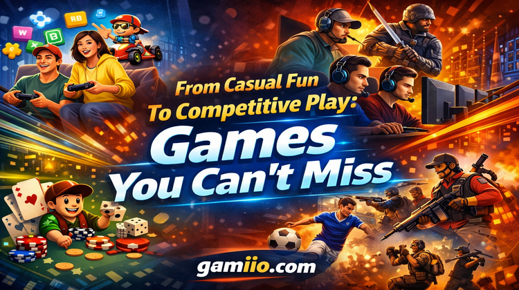 From Casual Fun To Competitive Play: Games You Can’t Miss